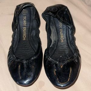Tory Burch Patent Leather Ballet Flats Size 7.5